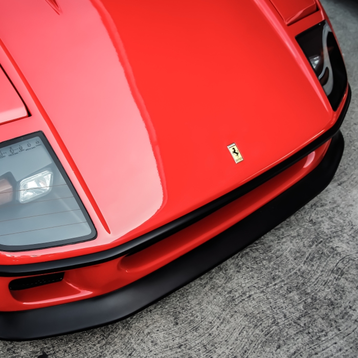 Classic red Ferrari - get a quote with Heritage Classic Car Insurance